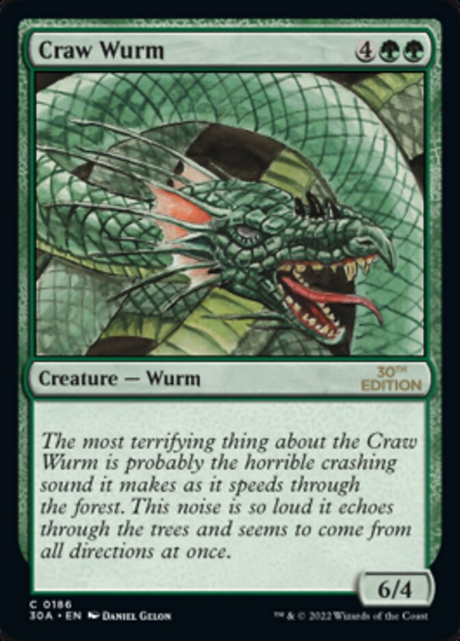 Craw Wurm [30th Anniversary Edition] - Magic: The Gathering - Card Brawlers | Quebec | Canada |