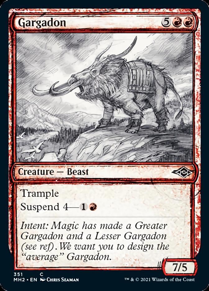Gargadon (Sketch) [Modern Horizons 2] - Magic: The Gathering - Card Brawlers | Quebec | Canada |