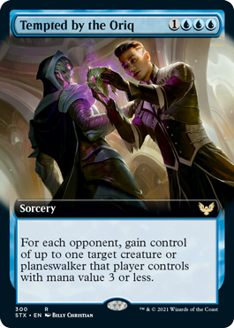 Tempted by the Oriq (Extended Art) [Strixhaven: School of Mages] - Magic: The Gathering - Card Brawlers | Quebec | Canada |