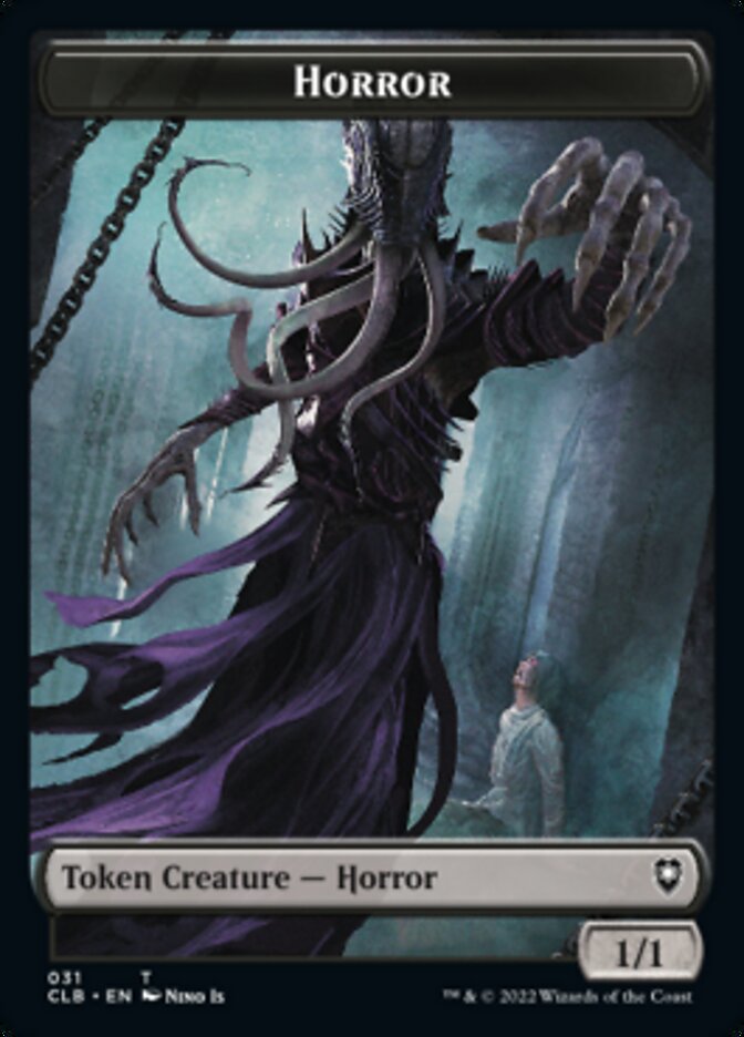 Horror // Eldrazi Horror Double-Sided Token [Commander Legends: Battle for Baldur's Gate Tokens] - Magic: The Gathering - Card Brawlers | Quebec | Canada |