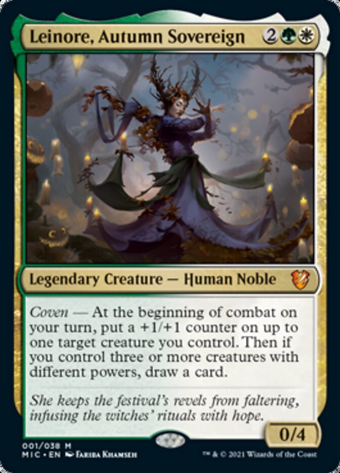 Leinore, Autumn Sovereign (Display Commander) [Innistrad: Midnight Hunt Commander] - Magic: The Gathering - Card Brawlers | Quebec | Canada |