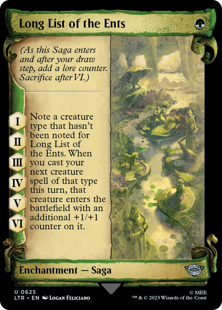 Long List of the Ents [The Lord of the Rings: Tales of Middle-Earth Showcase Scrolls] - Magic: The Gathering - Card Brawlers | Quebec | Canada |
