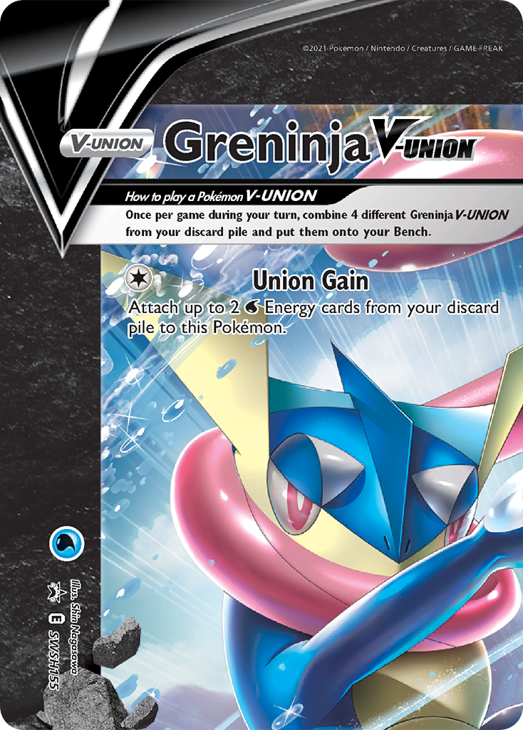 Greninja V-Union (SWSH155) [Sword & Shield: Black Star Promos] - Pokémon - Card Brawlers | Quebec | Canada |