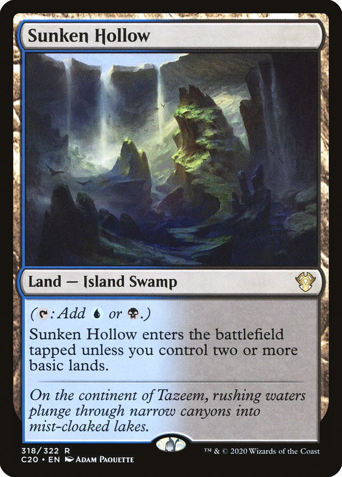 Sunken Hollow [Commander 2020] - Magic: The Gathering - Card Brawlers | Quebec | Canada |