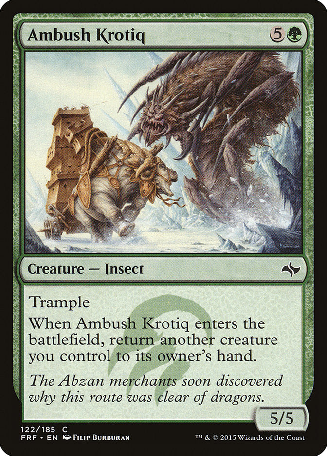Ambush Krotiq [Fate Reforged] - Magic: The Gathering - Card Brawlers | Quebec | Canada |