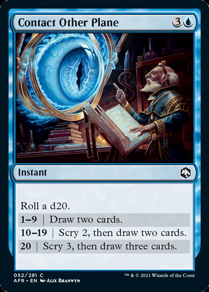 Contact Other Plane [Dungeons & Dragons: Adventures in the Forgotten Realms] - Magic: The Gathering - Card Brawlers | Quebec | Canada |