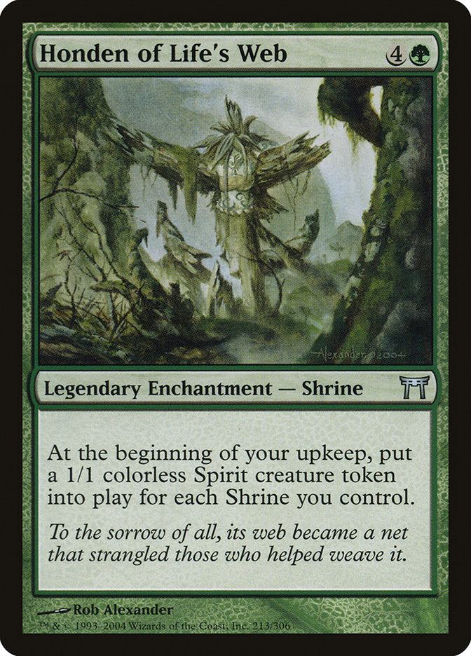 Honden of Life's Web [Champions of Kamigawa] - Magic: The Gathering - Card Brawlers | Quebec | Canada |