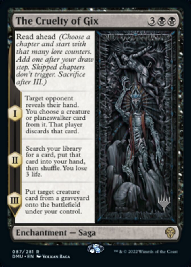 The Cruelty of Gix (Promo Pack) [Dominaria United Promos] - Magic: The Gathering - Card Brawlers | Quebec | Canada |