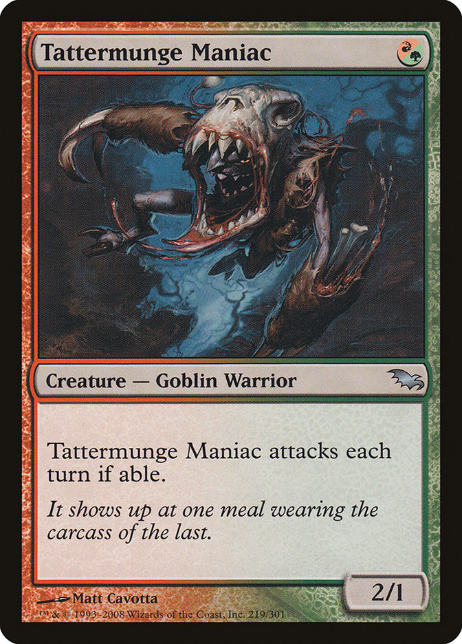 Tattermunge Maniac [Shadowmoor] - Magic: The Gathering - Card Brawlers | Quebec | Canada |