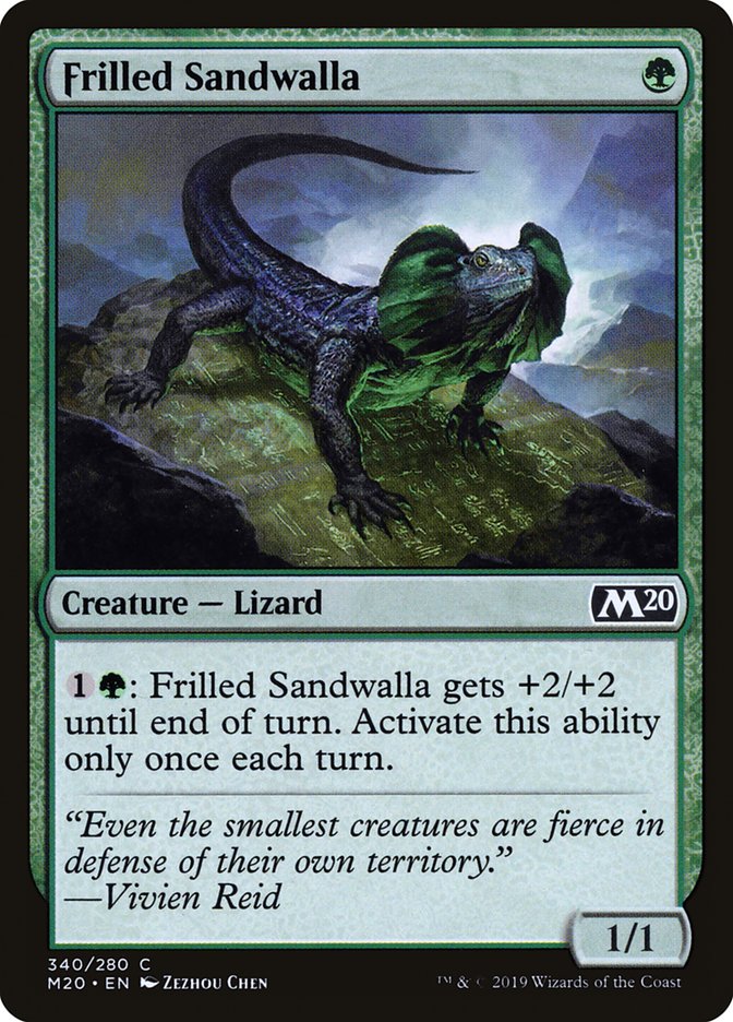 Frilled Sandwalla [Core Set 2020] - Magic: The Gathering - Card Brawlers | Quebec | Canada |