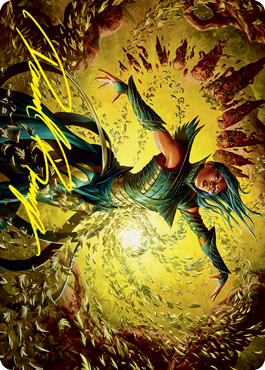 Dragonsguard Elite Art Card (Gold-Stamped Signature) (16/81) [Strixhaven: School of Mages Art Series] - Magic: The Gathering - Card Brawlers | Quebec | Canada |