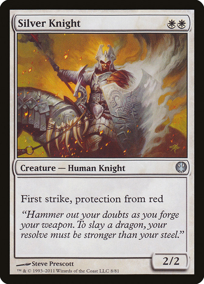 Silver Knight [Duel Decks: Knights vs. Dragons] - Magic: The Gathering - Card Brawlers | Quebec | Canada |