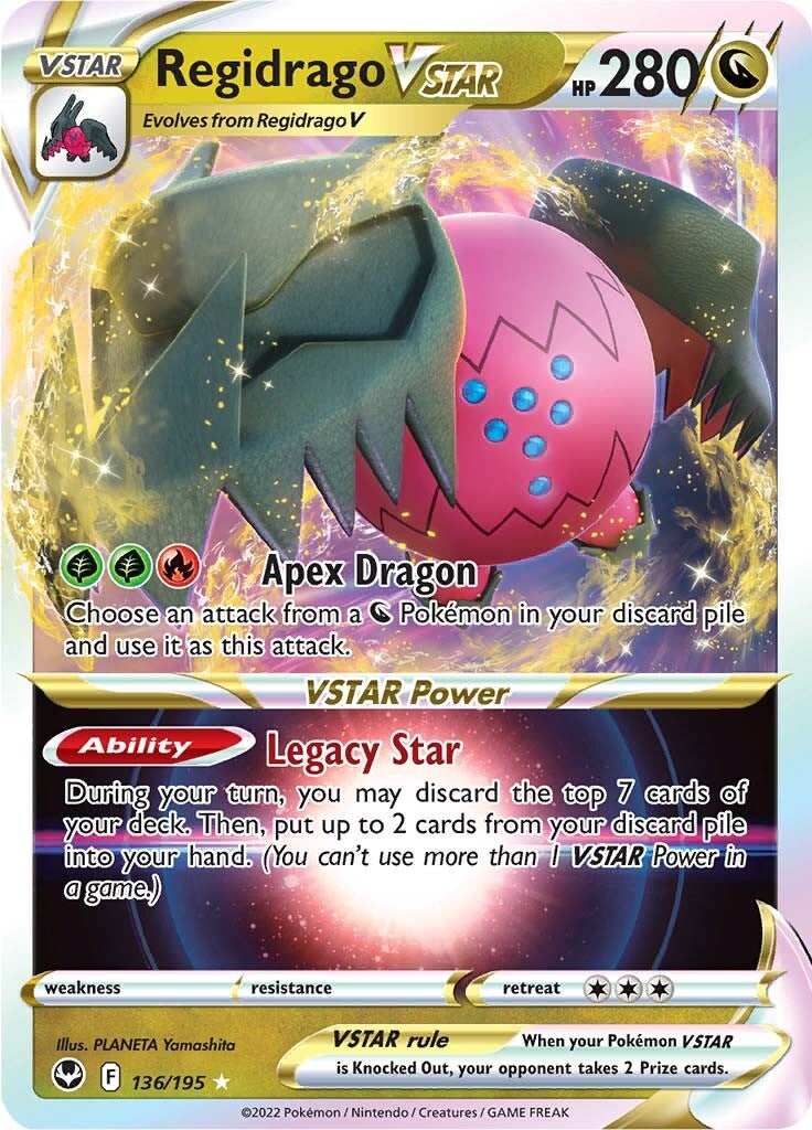 Regidrago VSTAR (136/195) [Sword & Shield: Silver Tempest] - Pokémon - Card Brawlers | Quebec | Canada |