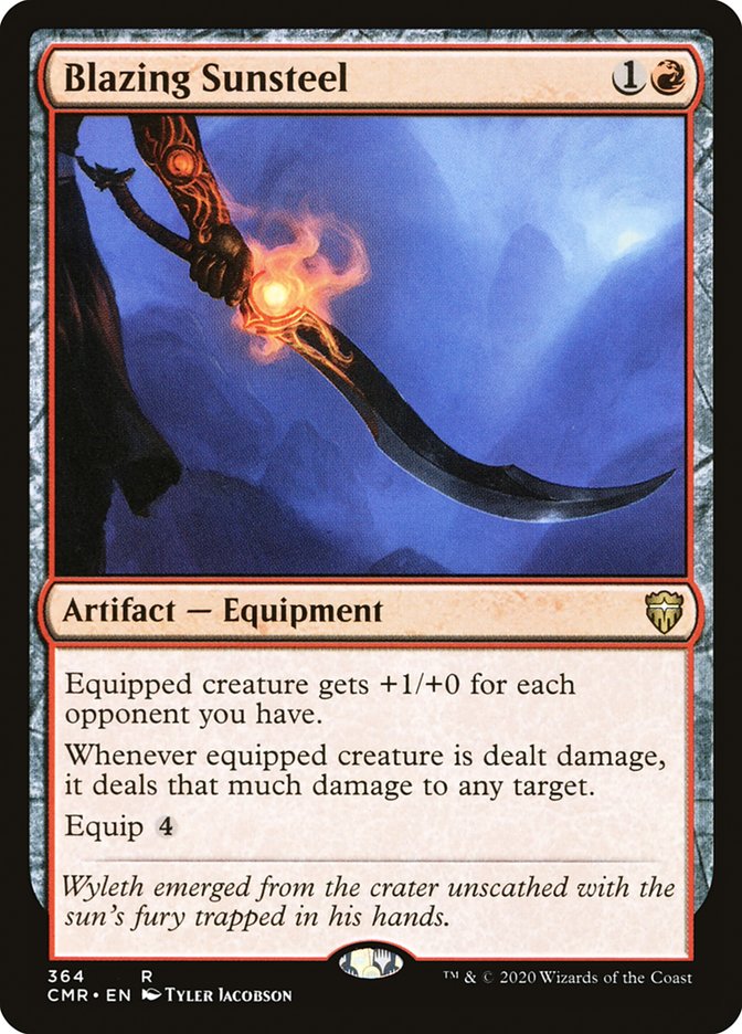 Blazing Sunsteel [Commander Legends] - Magic: The Gathering - Card Brawlers | Quebec | Canada |