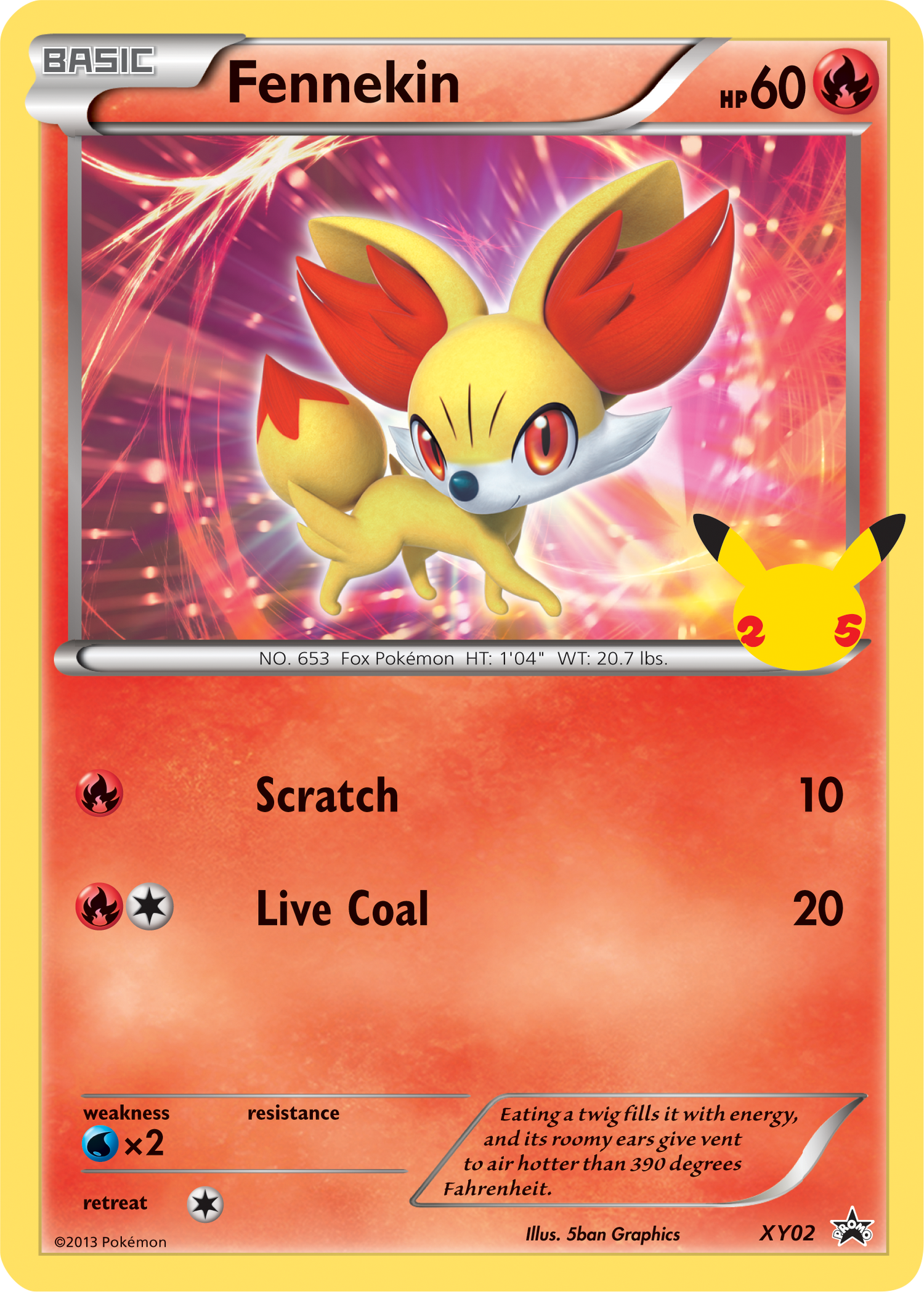 Fennekin (XY02) (Jumbo Card) [First Partner Pack] - Pokémon - Card Brawlers | Quebec | Canada |