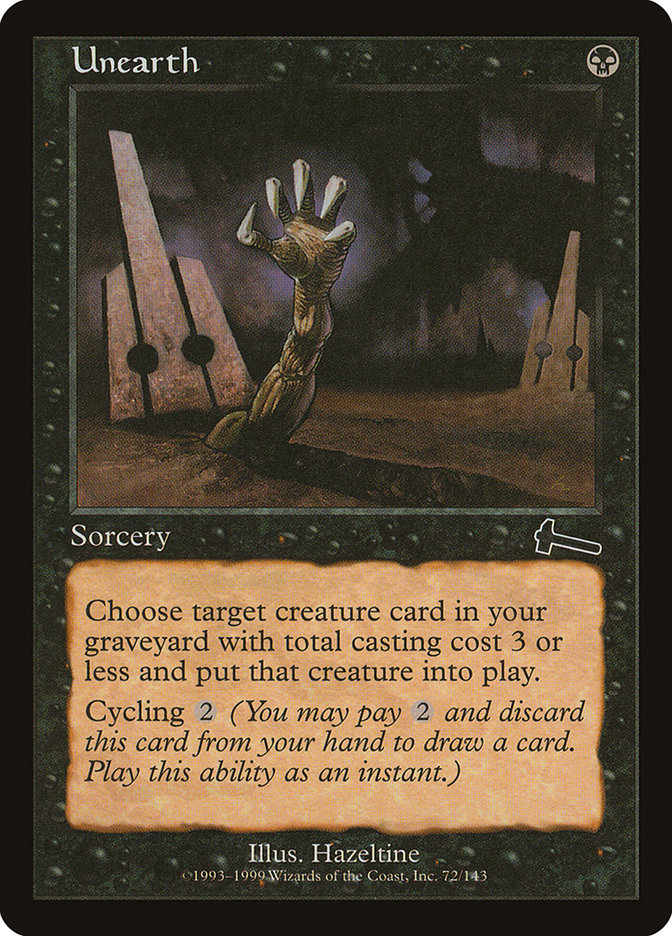 Unearth [Urza's Legacy] - Magic: The Gathering - Card Brawlers | Quebec | Canada |