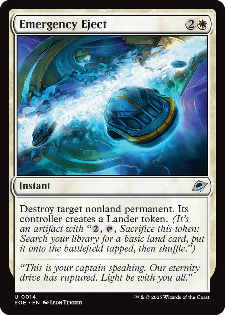 Emergency Eject [Edge of Eternities] - Magic: The Gathering - Card Brawlers | Quebec | Canada |