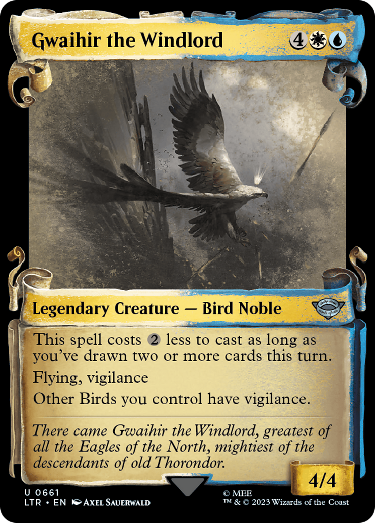 Gwaihir the Windlord [The Lord of the Rings: Tales of Middle-Earth Showcase Scrolls] - Magic: The Gathering - Card Brawlers | Quebec | Canada |
