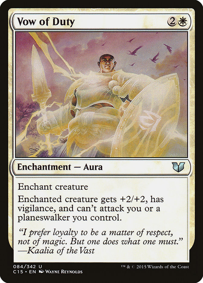 Vow of Duty [Commander 2015] - Magic: The Gathering - Card Brawlers | Quebec | Canada |