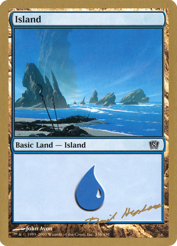 Island (dh336) (Dave Humpherys) [World Championship Decks 2003] - Magic: The Gathering - Card Brawlers | Quebec | Canada |