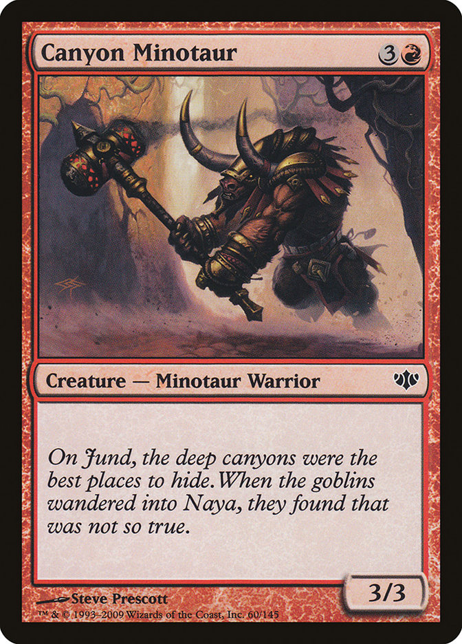 Canyon Minotaur [Conflux] - Magic: The Gathering - Card Brawlers | Quebec | Canada |