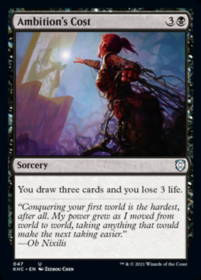 Ambition's Cost [Kaldheim Commander] - Magic: The Gathering - Card Brawlers | Quebec | Canada |