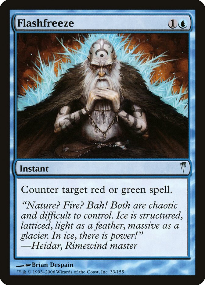 Flashfreeze [Coldsnap] - Magic: The Gathering - Card Brawlers | Quebec | Canada |