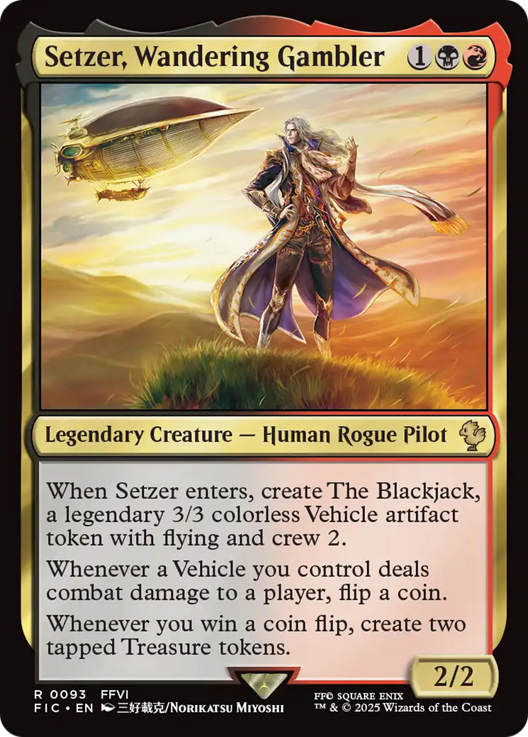Setzer, Wandering Gambler [FINAL FANTASY Commander] - Magic: The Gathering - Card Brawlers | Quebec | Canada |