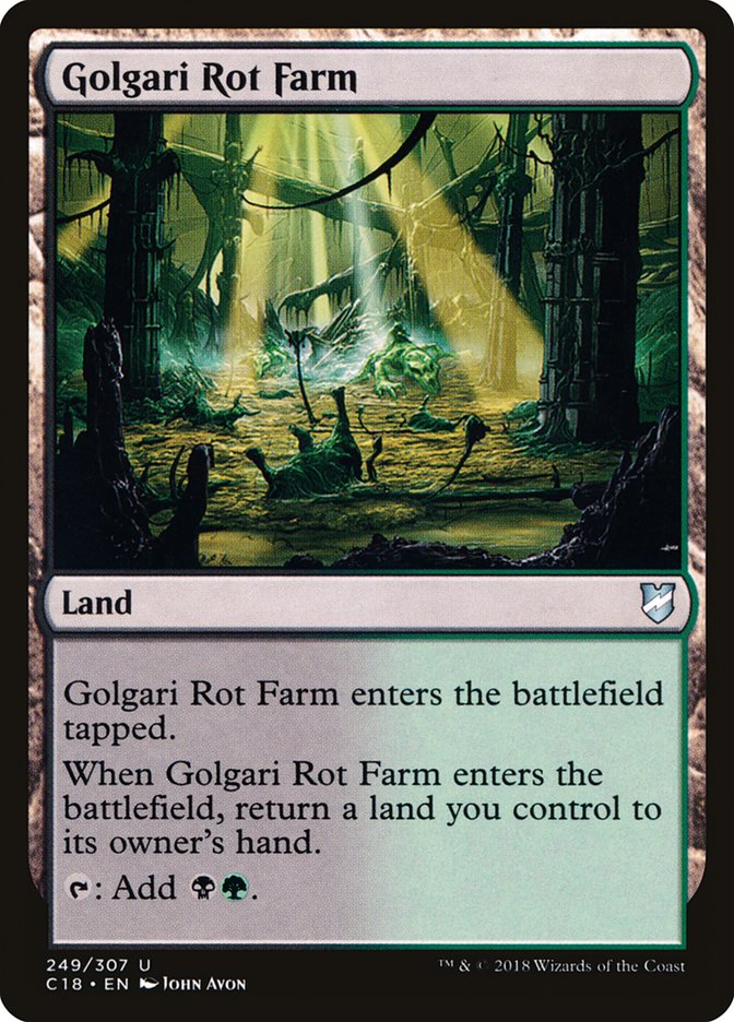 Golgari Rot Farm [Commander 2018] - Magic: The Gathering - Card Brawlers | Quebec | Canada |