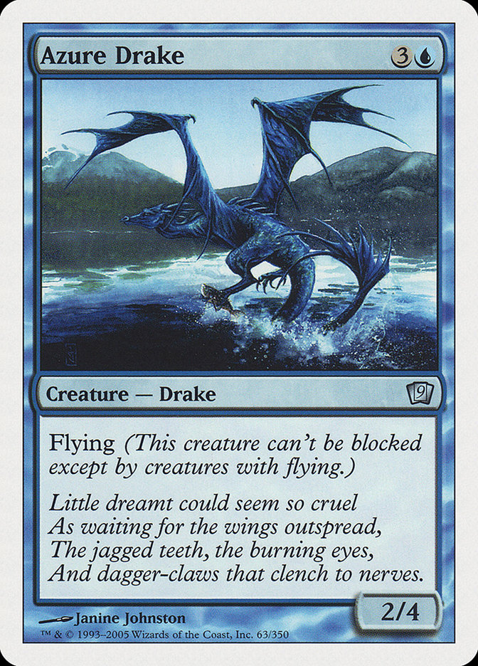 Azure Drake [Ninth Edition] - Magic: The Gathering - Card Brawlers | Quebec | Canada |