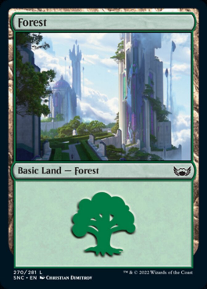 Forest (270) [Streets of New Capenna] - Magic: The Gathering - Card Brawlers | Quebec | Canada |
