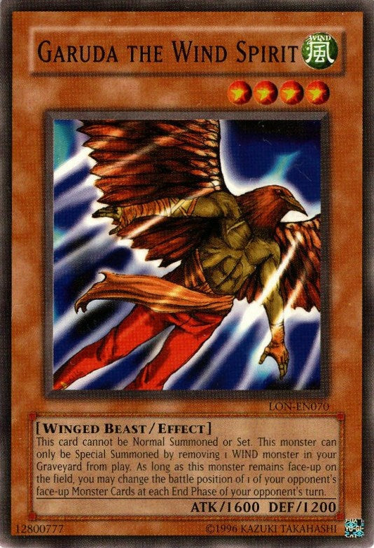 Garuda the Wind Spirit [LON-EN070] Common - Yu-Gi-Oh! - Card Brawlers | Quebec | Canada |