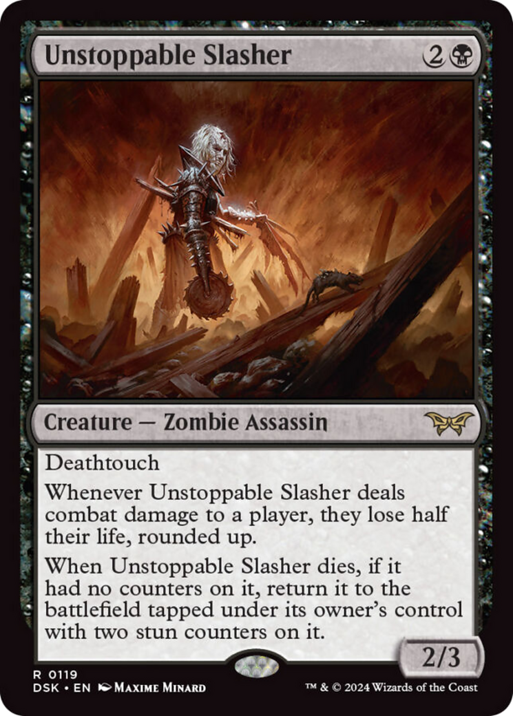Unstoppable Slasher (0119) [Duskmourn: House of Horror] - Magic: The Gathering - Card Brawlers | Quebec | Canada |