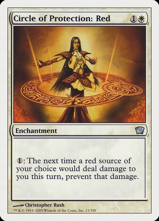 Circle of Protection: Red [Ninth Edition] - Magic: The Gathering - Card Brawlers | Quebec | Canada |