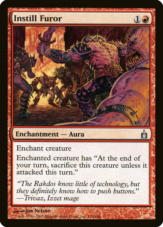 Instill Furor [Ravnica: City of Guilds] - Magic: The Gathering - Card Brawlers | Quebec | Canada |