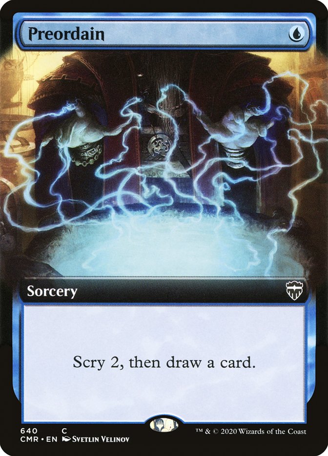 Preordain (Extended Art) [Commander Legends] - Magic: The Gathering - Card Brawlers | Quebec | Canada |
