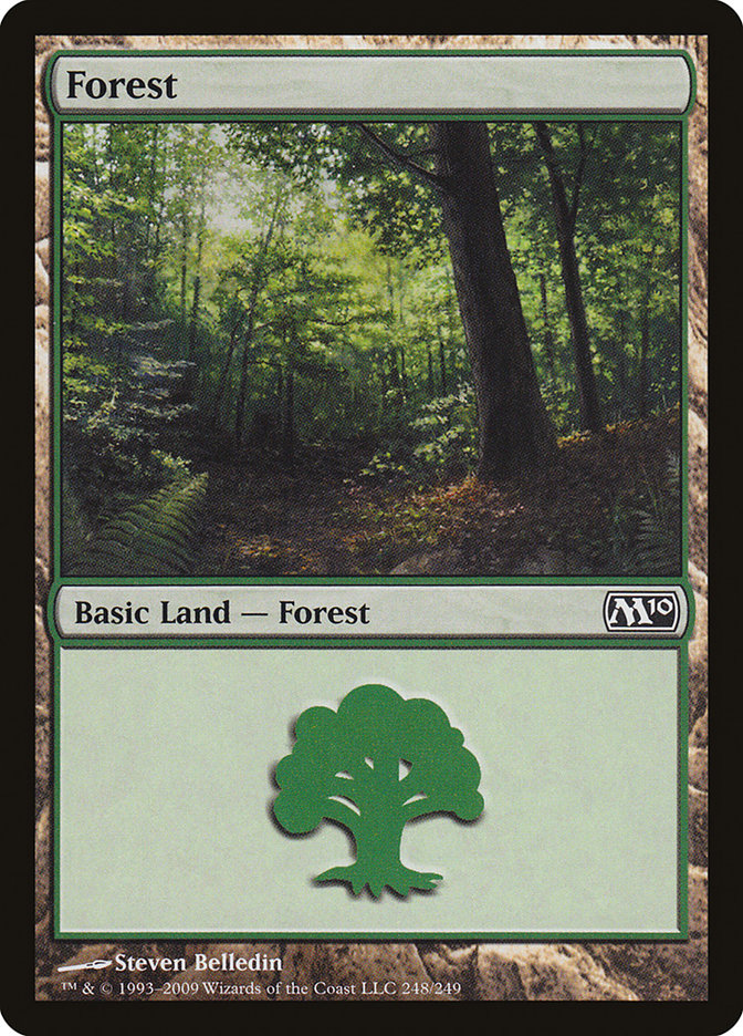 Forest (248) [Magic 2010] - Magic: The Gathering - Card Brawlers | Quebec | Canada |