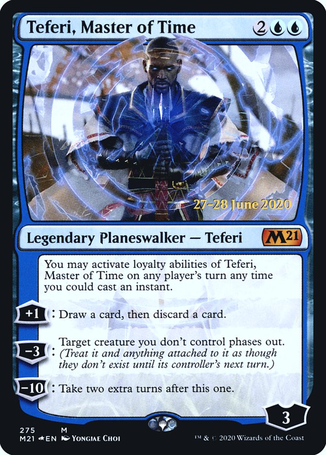 Teferi, Master of Time [Core Set 2021 Prerelease Promos] - Magic: The Gathering - Card Brawlers | Quebec | Canada |