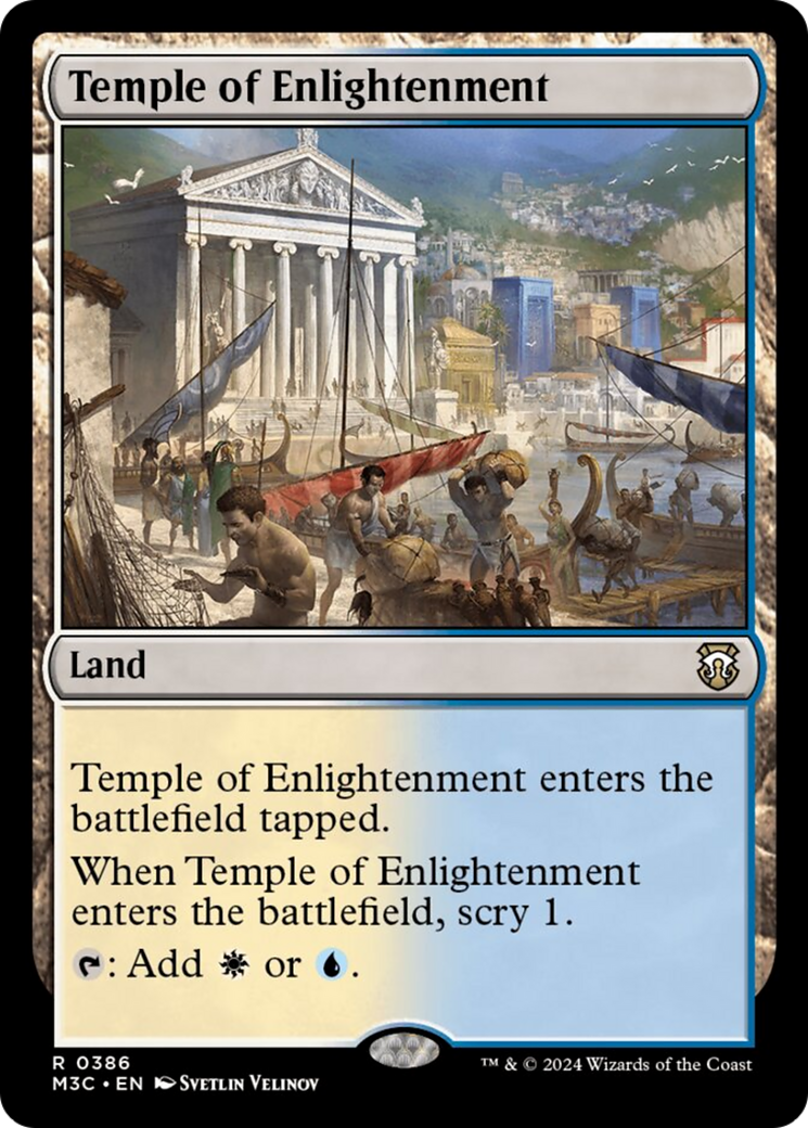 Temple of Enlightenment (Ripple Foil) [Modern Horizons 3 Commander] - Magic: The Gathering - Card Brawlers | Quebec | Canada |