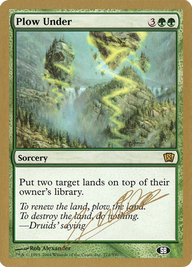 Plow Under (Julien Nuijten) (SB) [World Championship Decks 2004] - Magic: The Gathering - Card Brawlers | Quebec | Canada |