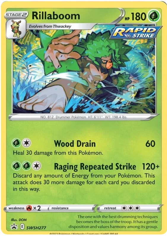 Rillaboom (SWSH277) [Sword & Shield: Black Star Promos] - Pokémon - Card Brawlers | Quebec | Canada |