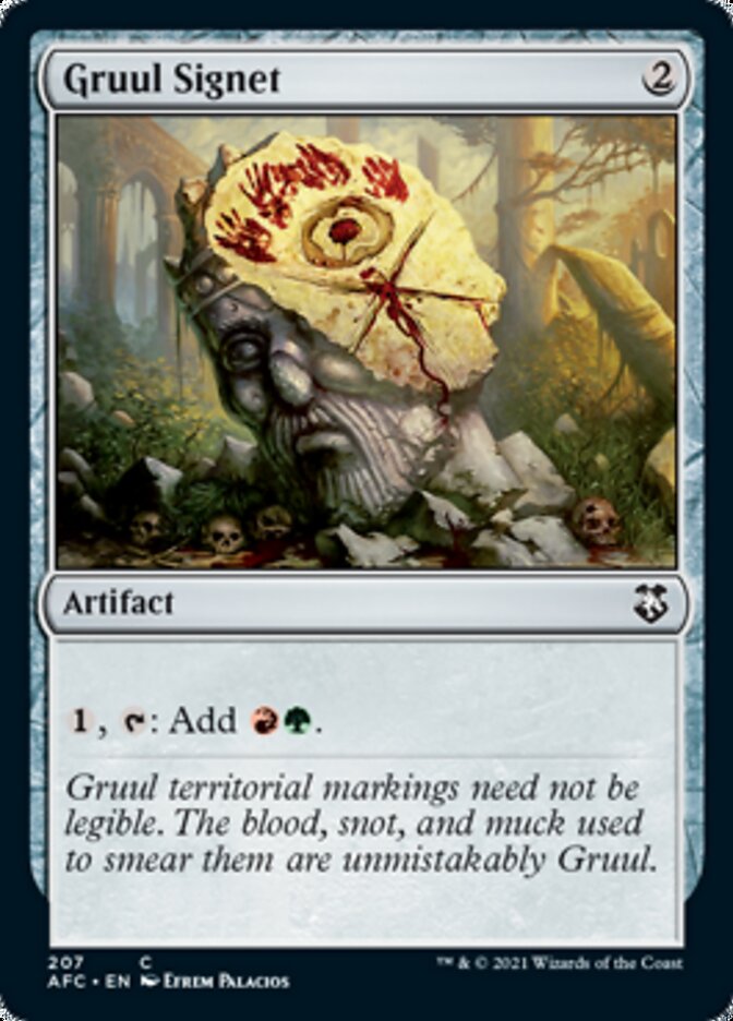 Gruul Signet [Dungeons & Dragons: Adventures in the Forgotten Realms Commander] - Magic: The Gathering - Card Brawlers | Quebec | Canada |