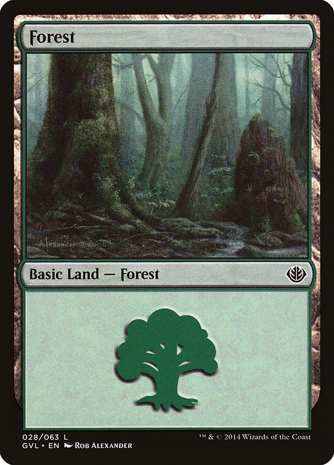 Forest (28) (Garruk vs. Liliana) [Duel Decks Anthology] - Magic: The Gathering - Card Brawlers | Quebec | Canada |