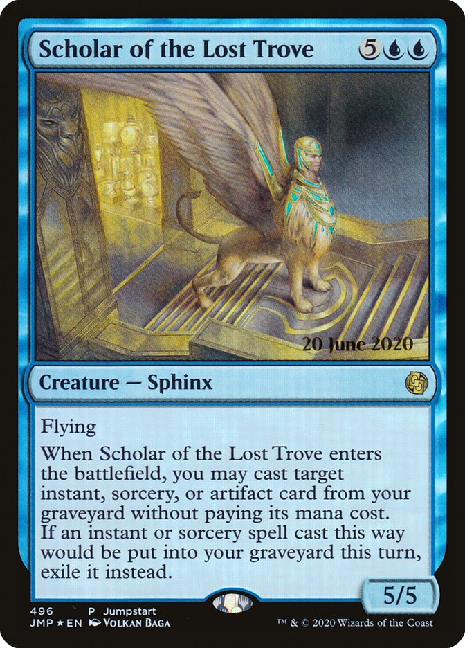 Scholar of the Lost Trove (Prerelease) [Jumpstart] - Magic: The Gathering - Card Brawlers | Quebec | Canada |