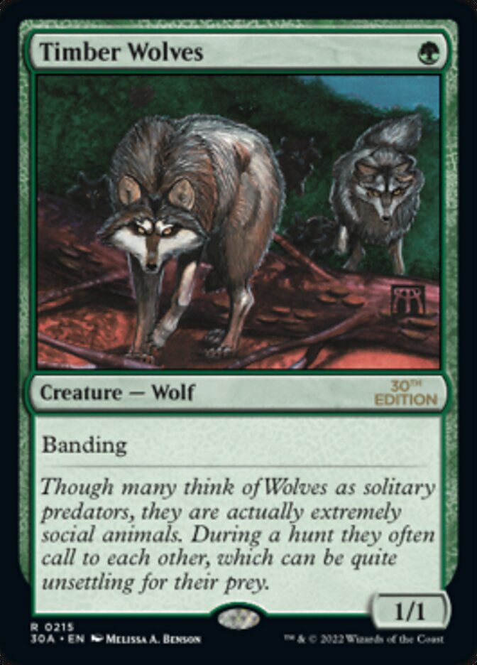 Timber Wolves [30th Anniversary Edition] - Magic: The Gathering - Card Brawlers | Quebec | Canada |