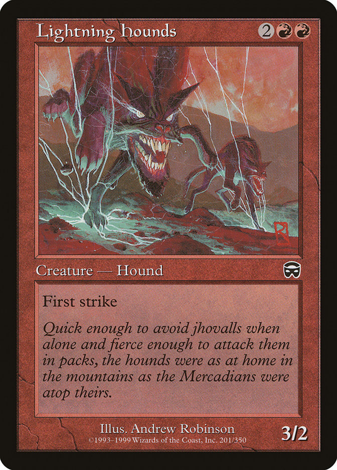 Lightning Hounds [Mercadian Masques] - Magic: The Gathering - Card Brawlers | Quebec | Canada |
