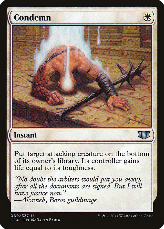 Condemn [Commander 2014] - Magic: The Gathering - Card Brawlers | Quebec | Canada |