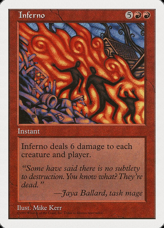 Inferno (Portuguese Copyright) [Fifth Edition] - Magic: The Gathering - Card Brawlers | Quebec | Canada |