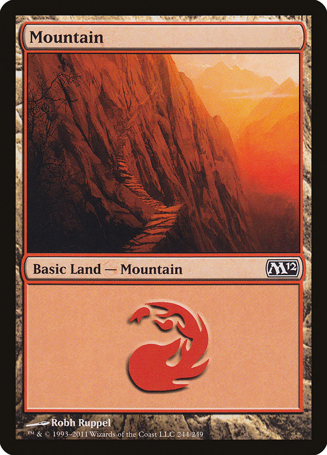 Mountain (244) [Magic 2012] - Magic: The Gathering - Card Brawlers | Quebec | Canada |