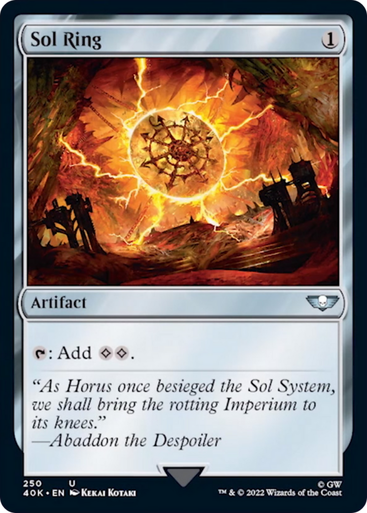 Sol Ring (250) [Warhammer 40,000] - Magic: The Gathering - Card Brawlers | Quebec | Canada |